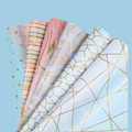 Pastel Botanical Gift Wrapping Paper – Floral Leaf Design