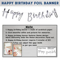 Navy Blue & Silver Birthday Balloon Arch Kit
